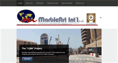 Desktop Screenshot of marbleartinternational.com